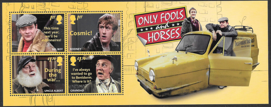 (image for) MS4485 2021 Only Fools And Horses non-barcoded miniature sheet - Click Image to Close